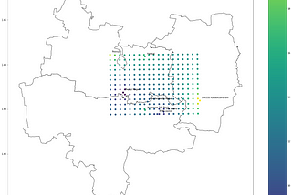 Inverse Distance Weighting Interpolation in Python