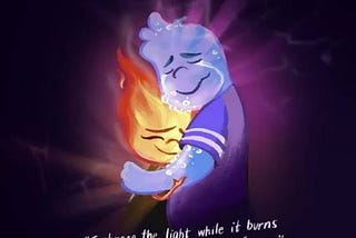 embrace the light while it burns