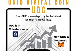 UDC The Decentralized cryptocurrency 
Buy UDC Today@Webwallet
Don’t wait for Tomorrow, Buy Today…