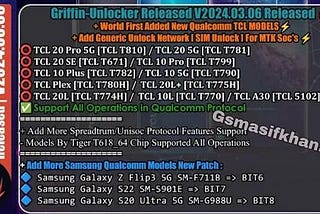 Griffin Unlocker V2024.03.06 Latest Free [Update]