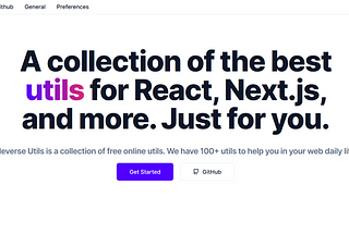 Bleverse Utils: Handpicked utilities tailored with React, Next.js,