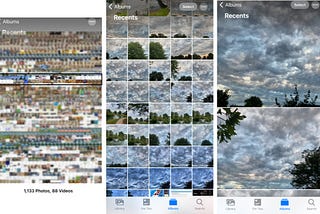 How to View and Select Thumbnails in Multiple Sizes in the iPhone Photo Library