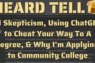 Heard Tell Episode: On AI Cheating