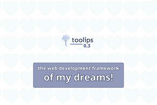 The Server Development Framework Of My Dreams