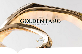 Golden Fang — can a piercing studio become an e-commerce?