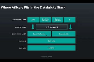 AtScale and Databricks a Match Made in Heaven