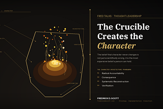 The Crucible Creates the Character: Why the Idea That Character Never Changes Is Scientifically…