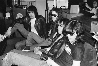 Assorted Ramones lounging around.