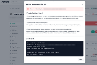 [Solved] Forge Issue Host key verification failed : Bitbucket Rotating Host Keys