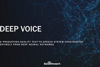 Baidu Deep Voice explained: Part 1 — the Inference Pipeline