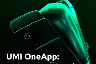 ✨ UMI OneApp: одно решение — миллион возможностей