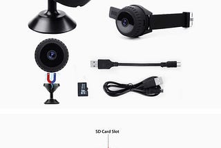 AccLoo WiFi Camera, HD 1080P Wireless Camera with Motion Detection and Night Version