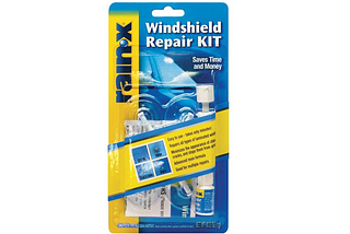 Rain-X 600001 Windshield Repair Kit: A Quick and Easy Solution for Windshield Chips and Cracks