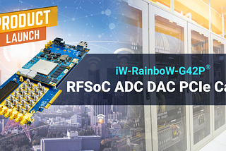 iWave Launched RFSoC ADC DAC PCIe Card for Multi-Channel RF Applications