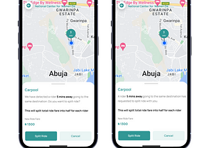 Carpooling for ride hailing services