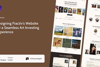 How I redesigned Fractiv’s website for better Trust & Engagement.