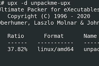 picoCTF - ‘unpackme-upx’ Reverse Engineering