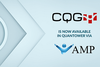 CQG in Quantower platform via AMP Global