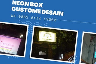 WA 0852–0114–19002 (PROMO), Jual Papan Nama Masjid Neon Box di Pasuruan