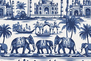 Traditional seamless pattern design