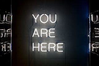 You Are Here in Lights