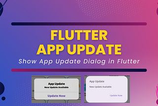 Flutter App Update