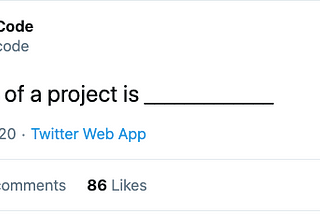 The last 10% of a project