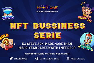 🎧 NFT BUSINESS SERIE: DJ STEVE AOKI MADE MORE THAN HIS 10-YEAR CAREER WITH 1 NFT DROP 🎧