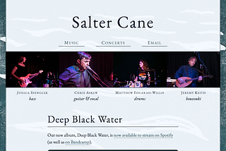 Making the new Salter Cane website