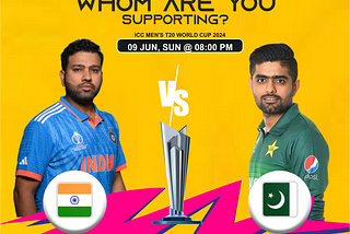 India Vs Pakistan T20 Cricket World Cup #indvspak