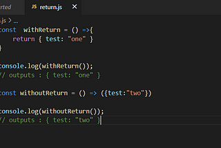 How to return a value in JavaScript