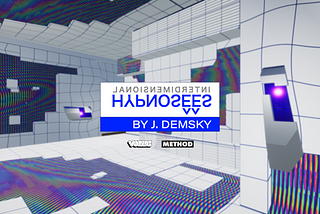 Explore Neo-futurist J.Demsky’s exhibition “Interdimensional Hypnosees” on Vorlds