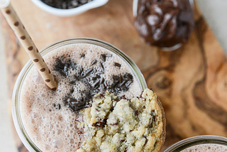 Nutella Oatmeal Cookie Shake