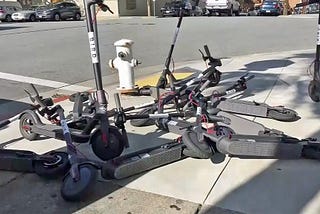 Defining the Peskin Ratio, and why (some) scooter networks fail