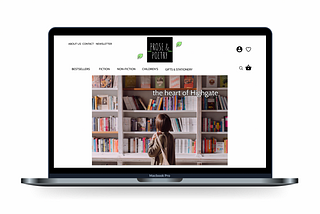 Prose & Poetry bookstore- UX Case Study