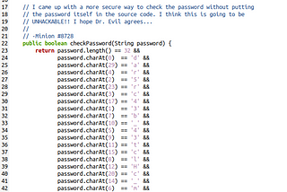 Solving VaultDoors on picoCTF