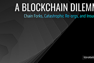 A Blockchain Dilemma: Chain Forks, Catastrophic Re-orgs, and Insurance
