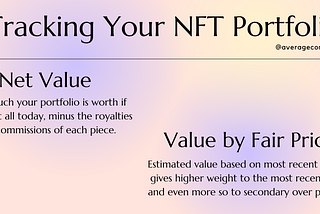 Tracking Your NFT Portfolio