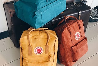 Kanken Swedish Backpacks for School Children
