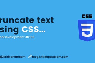 2 Simple ways you can truncate text using CSS