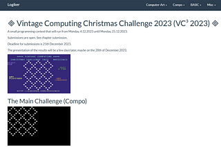 Two APL Solutions to Logiker’s Vintage Computing Christmas Challenge 2023