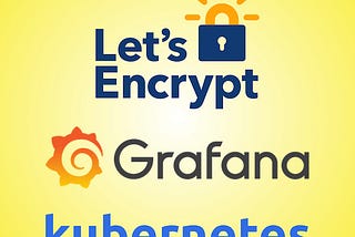 Let’s Encrypt, Grafana and Kubernetes Logos