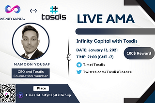 Infinity Capital AMA session with Tosdis Finance
