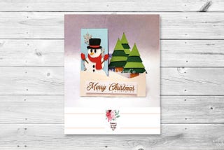 Christmas Card SVG, Christmas Card Template, Greeting Card SVG, Card Template svg, Christmas Card for Cricut, Svg Files for Cricut-Step Card