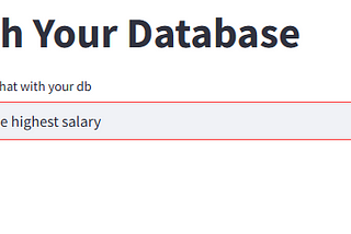 P2 — Harnessing the Power of LLMs to Query Databases Using Natural Language