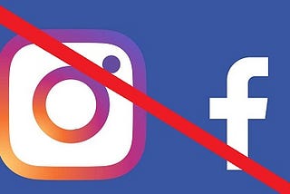 Instagram blocks accounts at random! Get off Facebook and Instagram now!