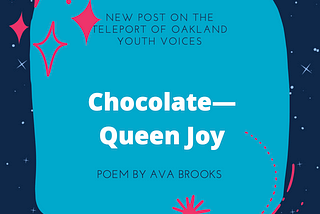 Poem by Ava Brooks