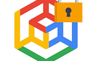 GKE logo with a padlock in the upper right
