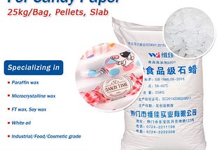 Food Grade Packaging Wax For Candy Paper