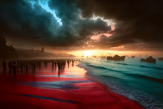The Blood-Stained Shores of D-Day